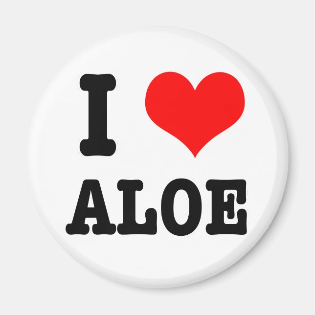 AIMANT J'ADORE L'ALOÈS (Devant)