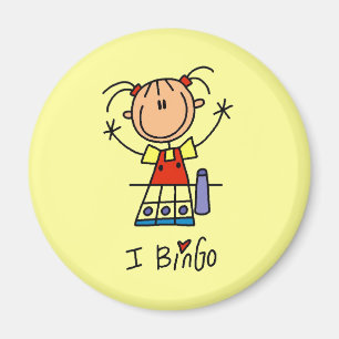 Aimant J'adore le Bingo