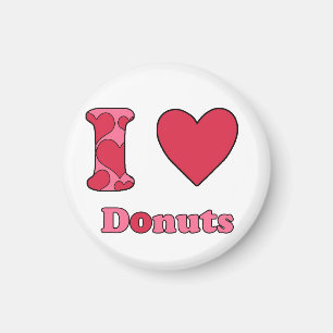 Aimant J'adore les beignets