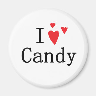 Aimant J'adore les bonbons