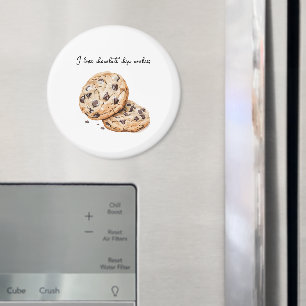Aimant J'adore les cookies aux pépites de chocolat  