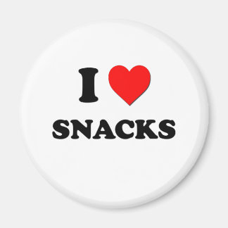 Aimant J'adore les snacks