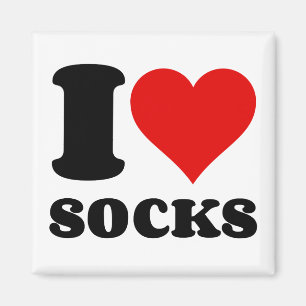 AIMANT J'ADORE LES SOCKS