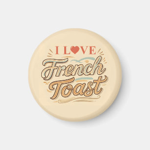 Aimant J'adore les toasts français