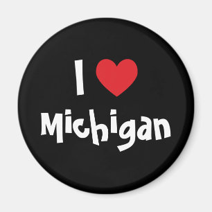 Aimant J'adore Michigan