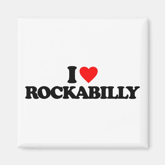 AIMANT J'ADORE ROCKABILLEMENT (Devant)