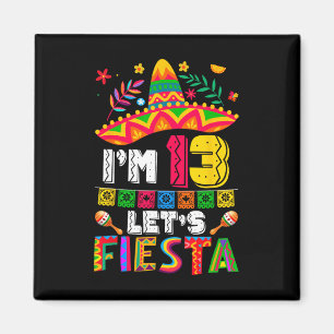 Aimant J'ai 13 ans Fêtons 13ème anniversaire Mexique