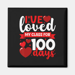 Aimant J'ai aimé mon Cl pendant 100 jours d'école Profess