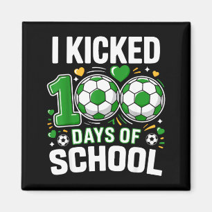 Aimant J'ai botté 100 jours d'école garçons enfants étudi
