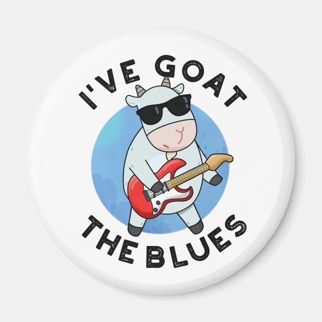 Aimant J'ai chéri Le blues drôle Animal Pun (Devant)