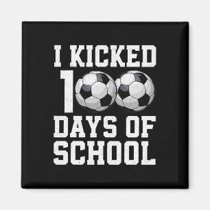 Aimant J'Ai Couché 100 Jours De Soccer Soccer Sports Garç