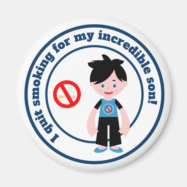 Aimant J'ai démissionné pour mon fils (Devant)