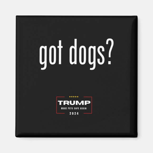 Aimant J'Ai Des Chiens Qui Mangent Des Chiens Chats - Tru (Devant)