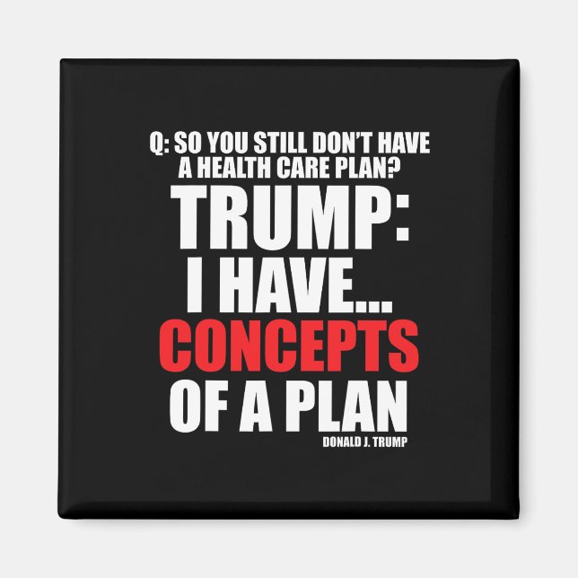 Aimant J'ai... des concepts d'un plan de vote Trump 2024  (Devant)
