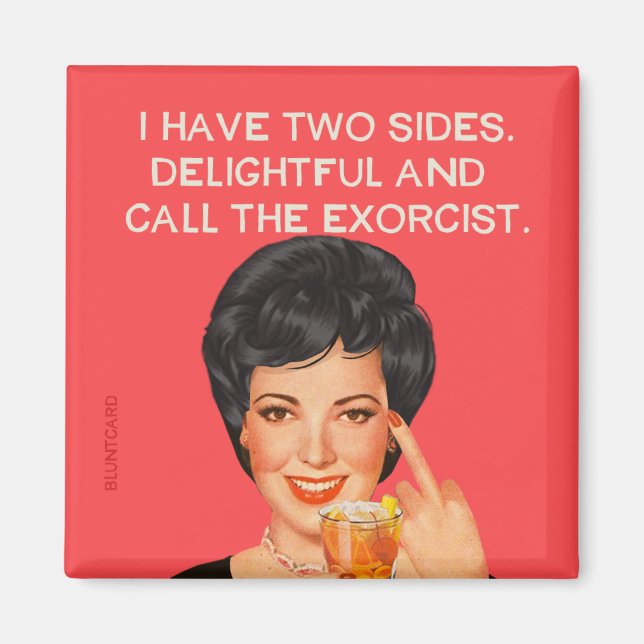 Aimant J'ai deux côtés.... (Devant)