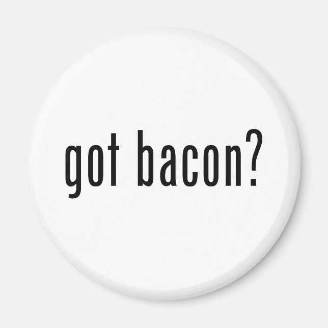Aimant J'ai du bacon (Devant)