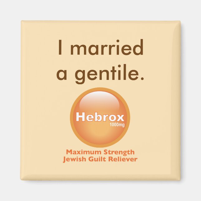 Aimant J'ai épousé une gentille (Devant)