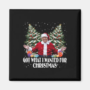 Aimant J'ai eu ce que je voulais pour Noël Trump Père Noë