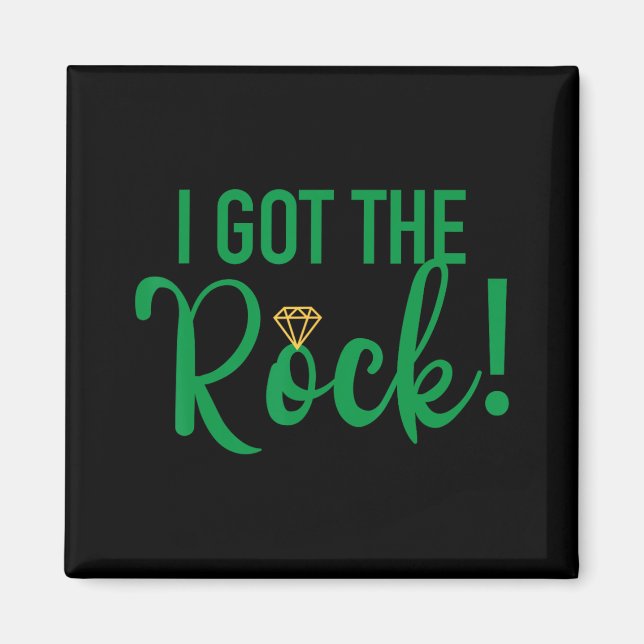 Aimant J'ai eu l'équipe de Rock Bride Bachelorette St Pat (Devant)