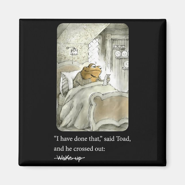 Aimant J'ai fait cela dit Toad et il a barré Wake (Devant)