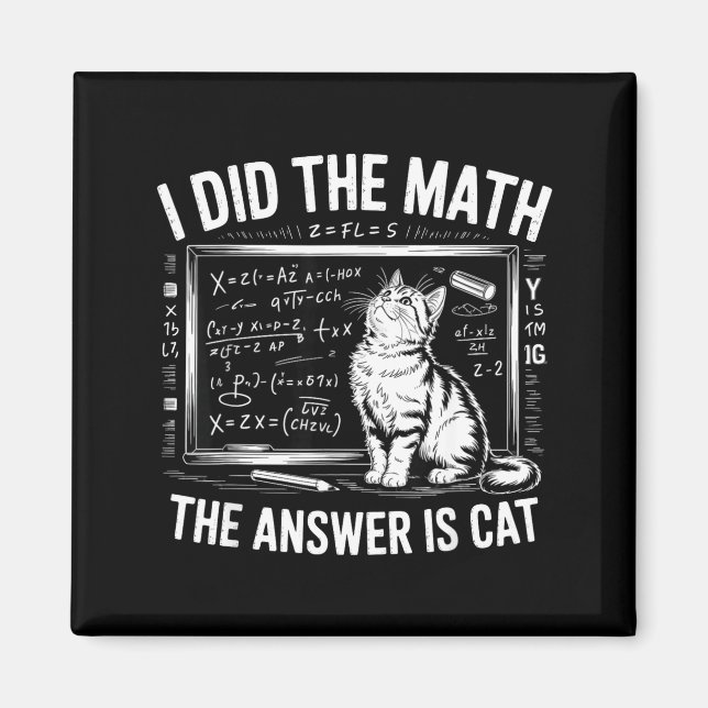 Aimant J'ai fait le calcul, la réponse est les mathématiq (Devant)