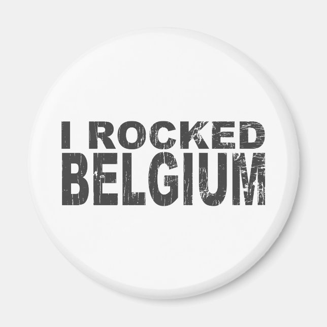 Aimant J'Ai Frappé Belgique (Devant)
