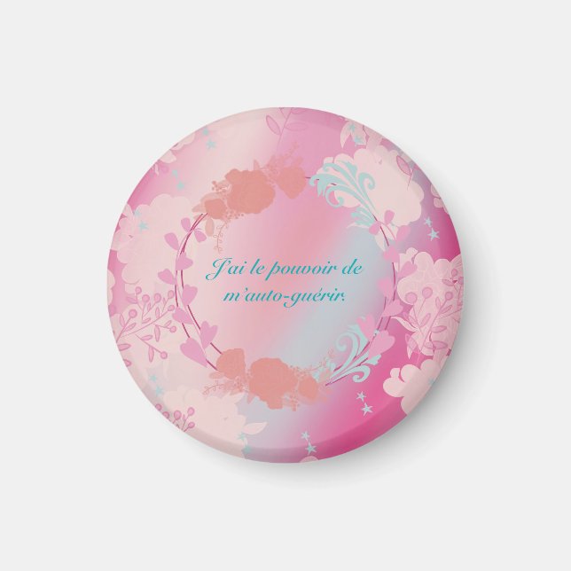 Aimant J'ai le pouvoir de m'auto-guérir (Devant)