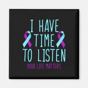 Aimant J'Ai Le Temps D'Écouter La Sensibilisation À La Pr