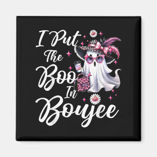 Aimant J'Ai Mis Le Boo À Boujee Ghost Funny Nk Leopard Ha