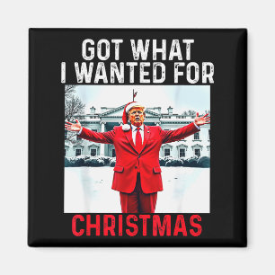 Aimant J'ai obtenu ce que je voulais pour Noël - Trump a