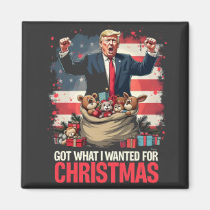 Aimant J'ai obtenu ce que je voulais pour Noël Trump Père