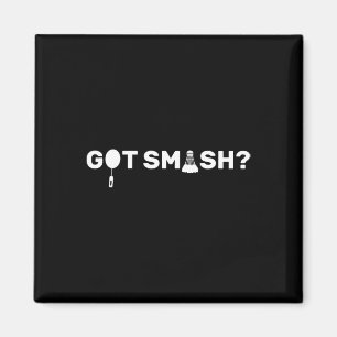 Aimant J'Ai Smash Funny Volant de badminton Badminton Lov