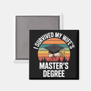 Aimant J'ai survécu à la remise des diplômes de master de