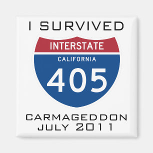 Aimant J'ai survécu à l'aimant de Carmageddon