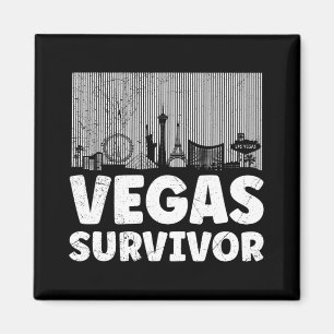 Aimant J'ai survécu à mon voyage à Las Vegas