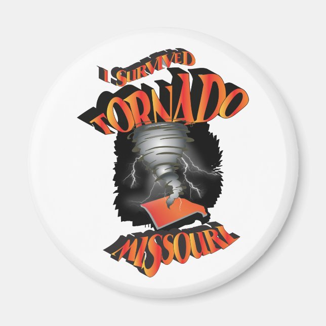 Aimant J'ai survécu à Tornado Missouri (Devant)