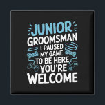 Aimant J'Ai Suspendu Mon Jeu Mariage Cravate Bow Jolie Ju<br><div class="desc">J'Ai Suspendu Mon Jeu Mariage Cravate Bow Jolie Junior Groomsman</div>