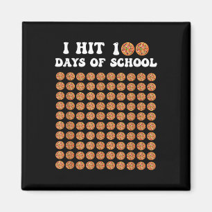 Aimant J'Ai Touché 100 Jours De Pizza Scolaire 100E Jour