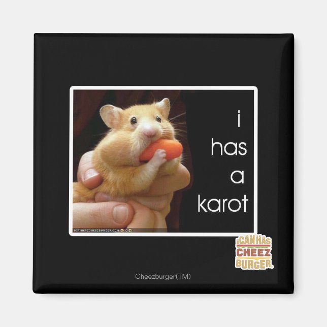 Aimant J'ai un karot (Devant)