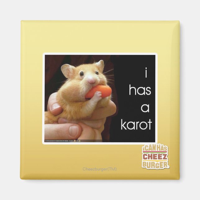 Aimant J'ai un karot (Devant)