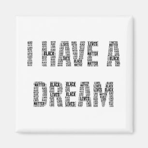 Aimant J'ai un rêve Black Lives Matt