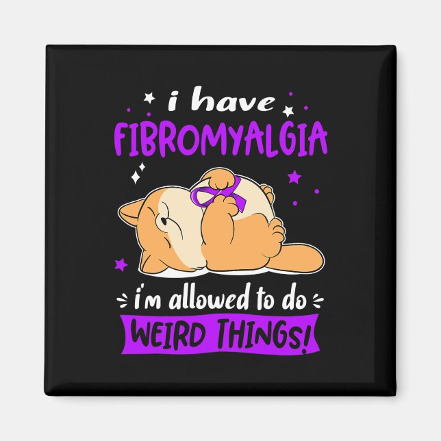 Aimant J'Ai Une Fibromyalgie Je Suis Autorisé À Faire Que (Devant)