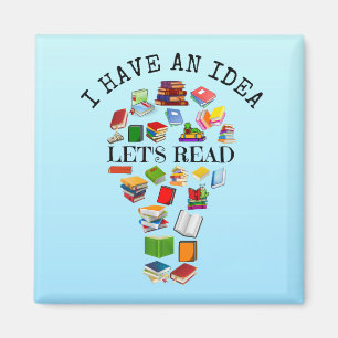 Aimant J'ai une idée Lire