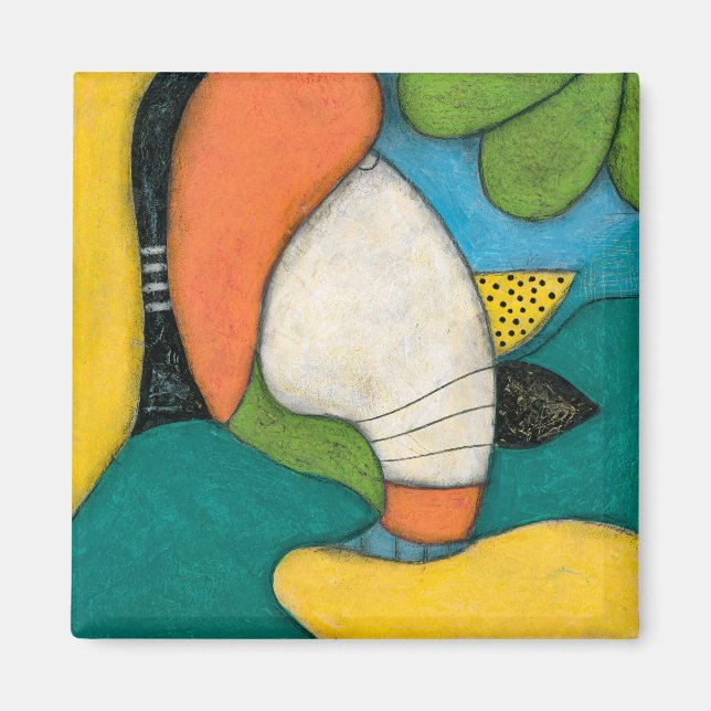 Aimant J'Ai Vécu Une Fois Dans Tortola Refrigerator Magne (Devant)