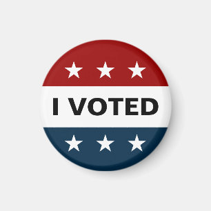 Aimant J'ai voté les élections de 2024