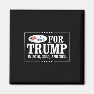 Aimant J'ai voté pour Trump en 2016