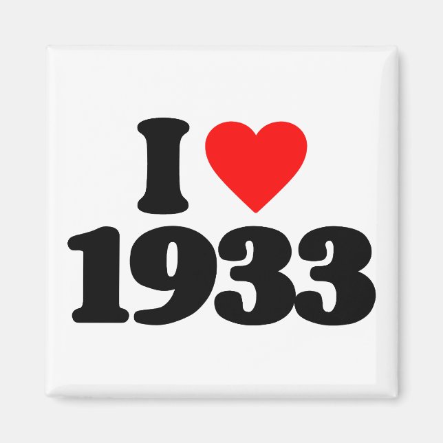 AIMANT J'AIME 1933 (Devant)