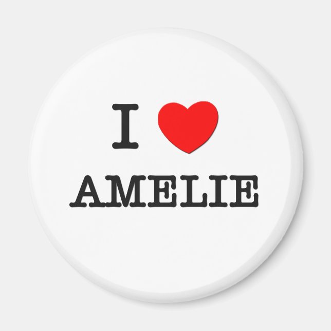 Aimant J'aime Amelie (Devant)
