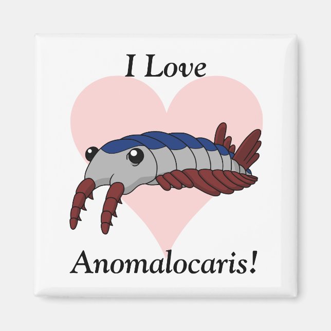 Aimant J'Aime Anomalocaris ! (Devant)