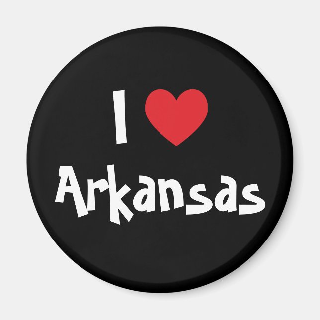 Aimant J'aime Arkansas (Devant)